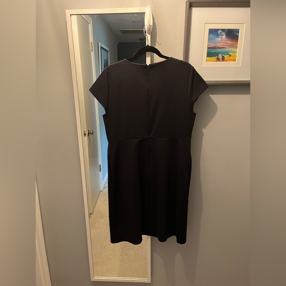 Lands' End Classic Navy Midi Dress - Picture 3 of 4